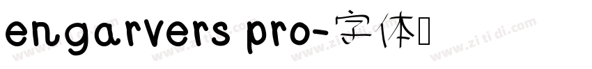 engarvers pro字体转换
